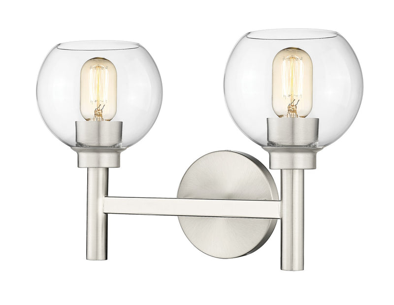 Z-Lite 7502-2V-BN Two Light Vanity, Brushed Nickel