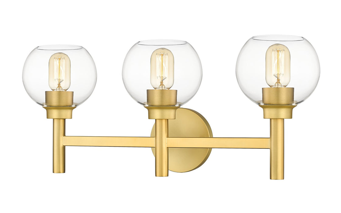 Z-Lite 7502-3V-BG Three Light Vanity, Brushed Gold