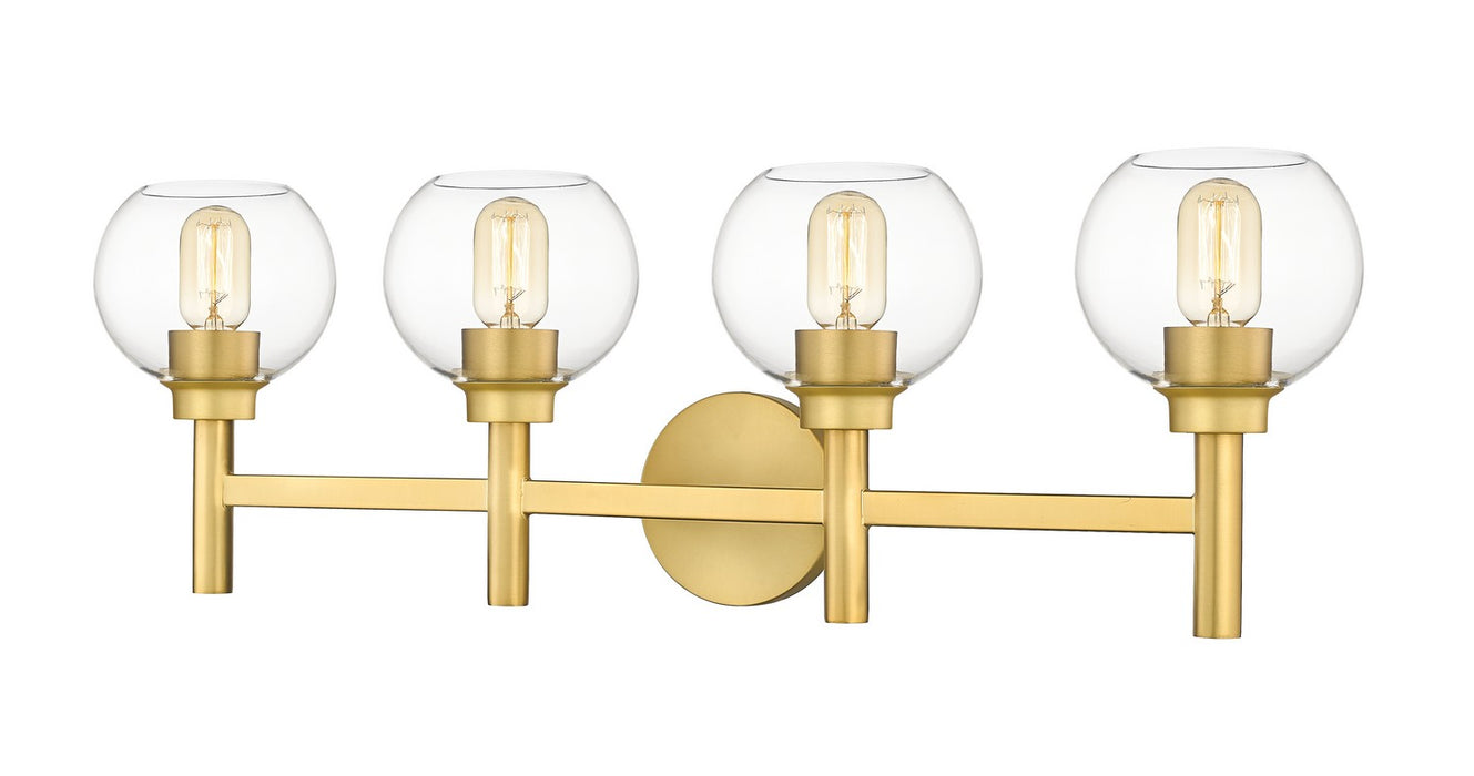 Z-Lite 7502-4V-BG Four Light Vanity, Brushed Gold