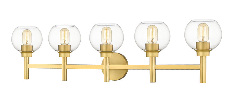 Z-Lite 7502-5V-BG Five Light Vanity, Brushed Gold