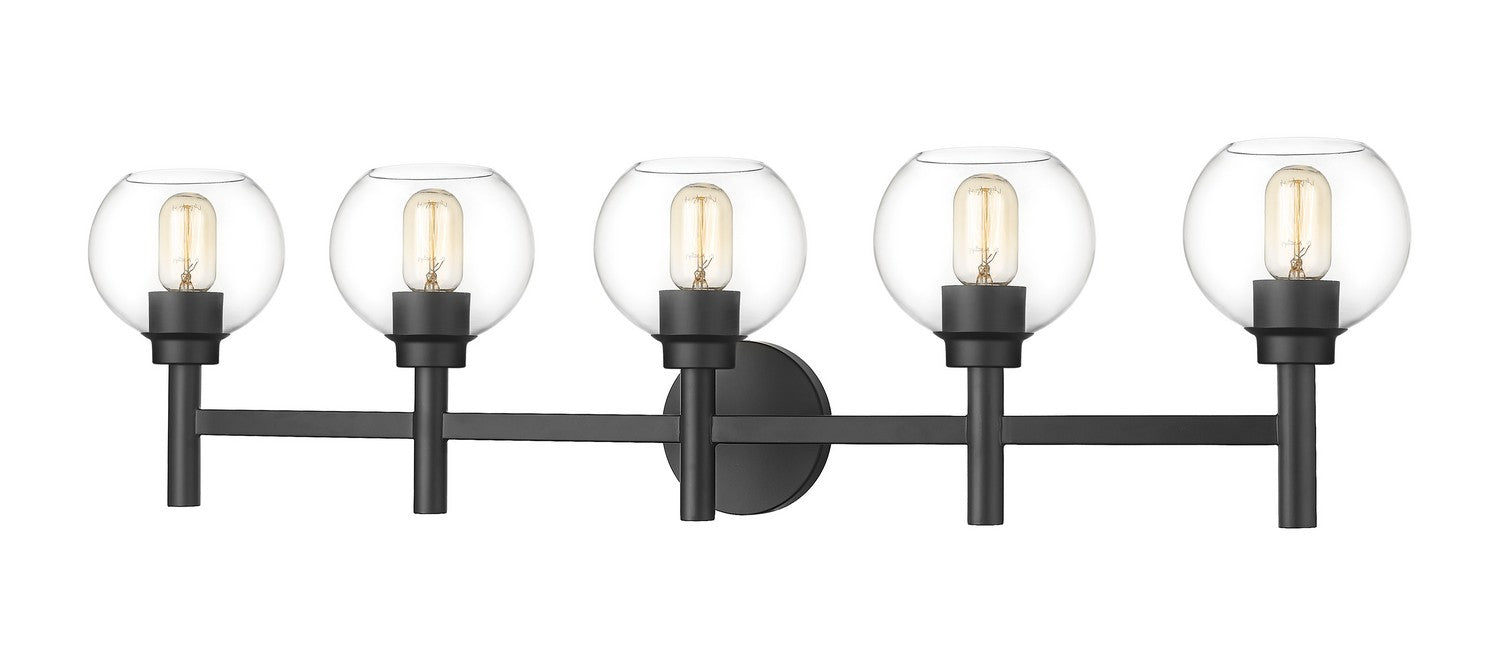 Z-Lite 7502-5V-MB Five Light Vanity, Matte Black