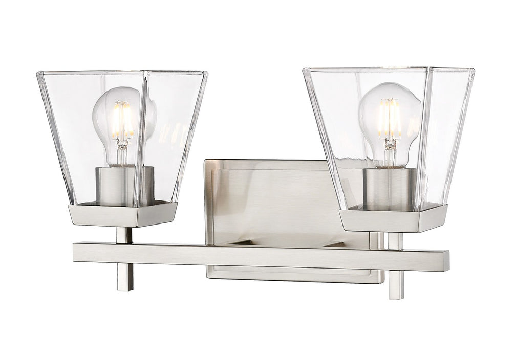 Z-Lite 819-2V-BN Two Light Vanity, Brushed Nickel