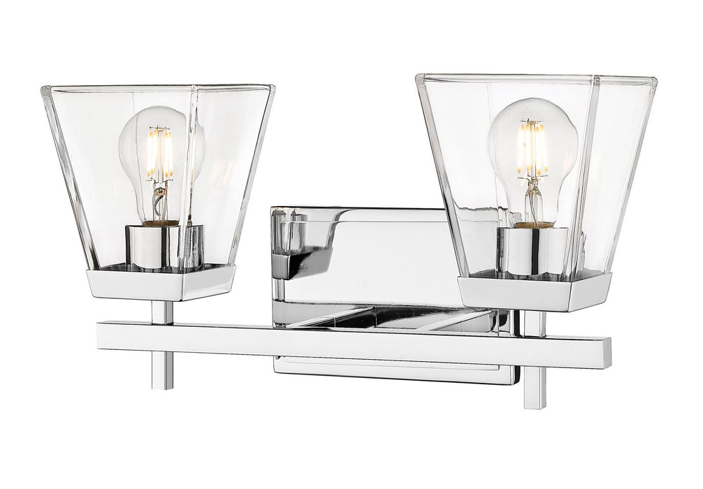 Z-Lite 819-2V-CH Two Light Vanity, Chrome