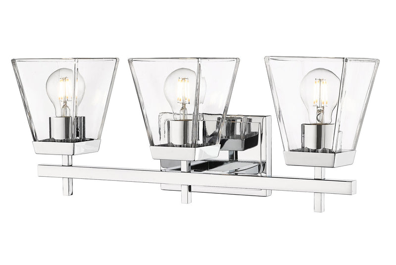 Z-Lite 819-3V-CH Three Light Vanity, Chrome