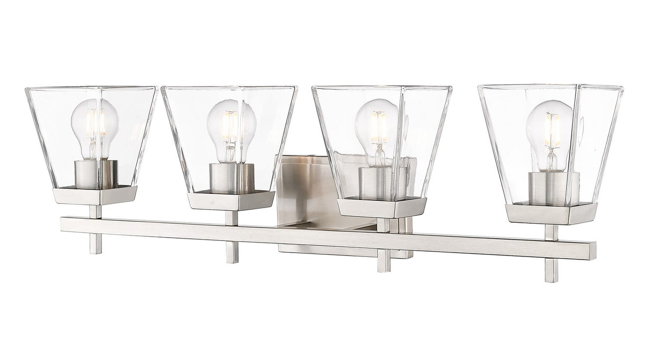 Z-Lite 819-4V-BN Four Light Vanity, Brushed Nickel