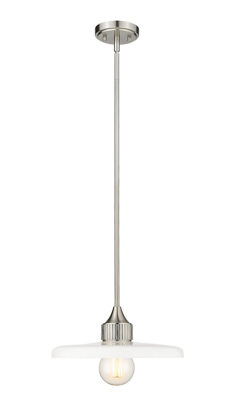 Z-Lite 820P14-BN One Light Pendant, Brushed Nickel