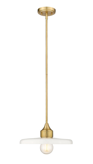 Z-Lite 820P14-OBR One Light Pendant, Olde Brass