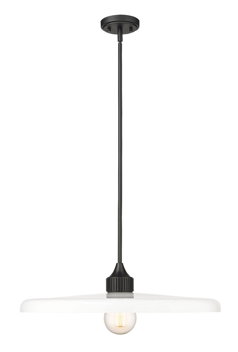 Z-Lite 820P24-MB One Light Pendant, Matte Black