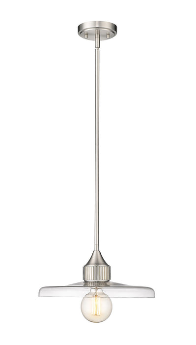 Z-Lite 821P14-BN One Light Pendant, Brushed Nickel