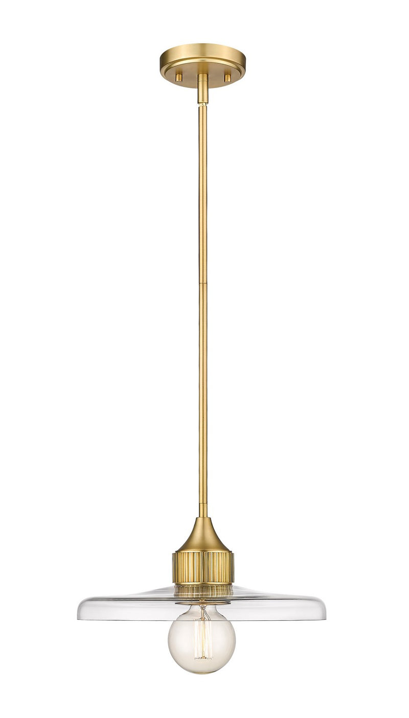 Z-Lite 821P14-OBR One Light Pendant, Olde Brass