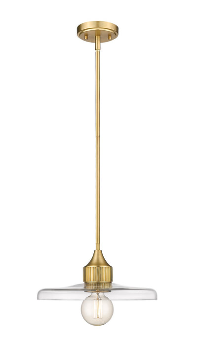 Z-Lite 821P14-OBR One Light Pendant, Olde Brass