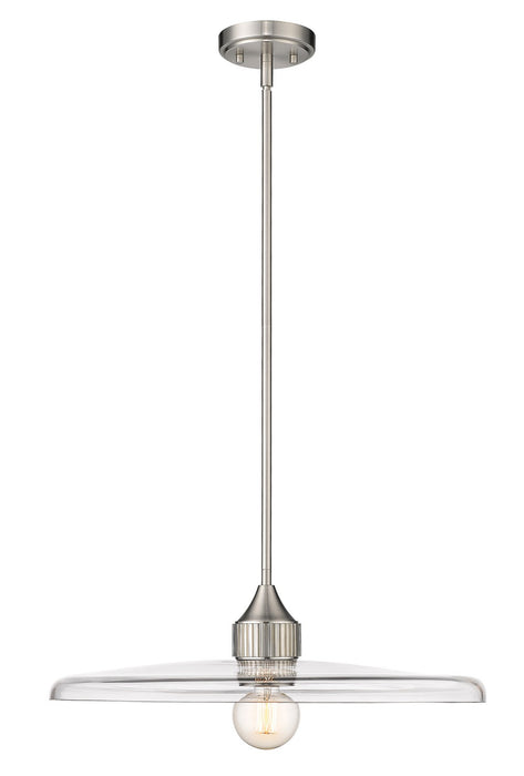 Z-Lite 821P24-BN One Light Pendant, Brushed Nickel
