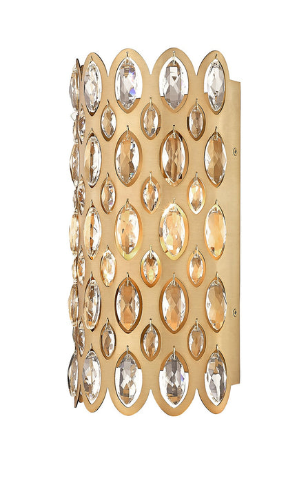 Z-Lite 822-2S-HB Two Light Wall Sconce, Heirloom Brass