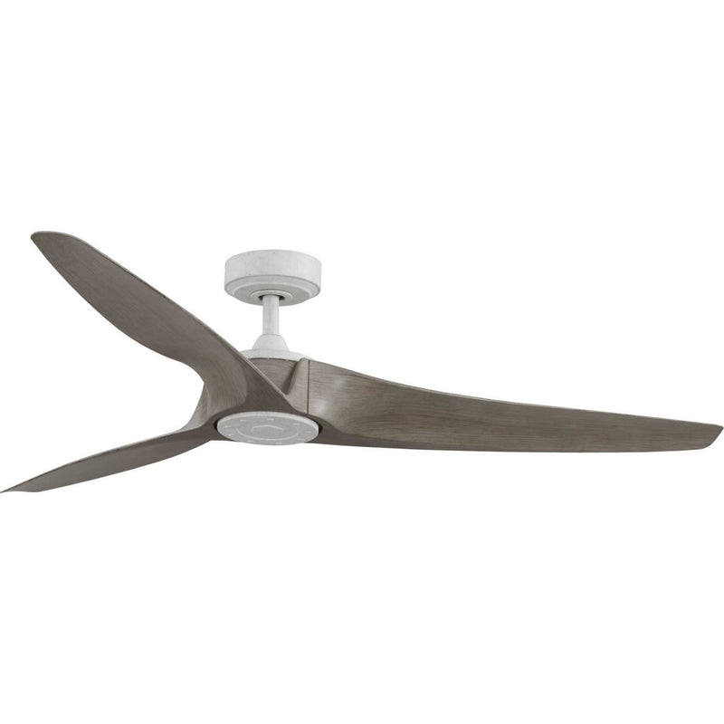 Progress Lighting P250069-151 60" Ceiling Fan, Cottage White
