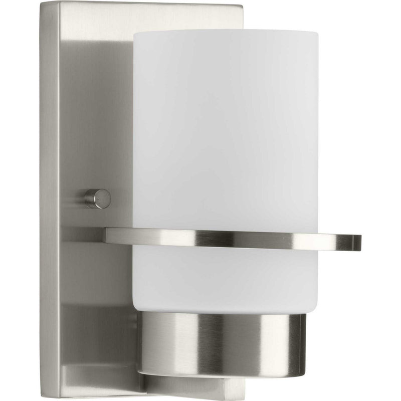 Progress Lighting P300413-009 One Light Vanity, Brushed Nickel