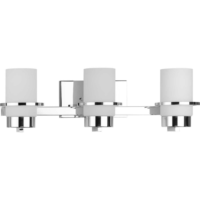 Progress Lighting P300415-015 Three Light Vanity, Polished Chrome
