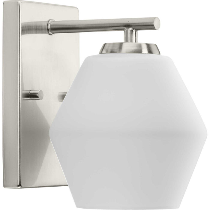 Progress Lighting P300430-009 One Light Bath and Vanity Light, Brushed Nickel
