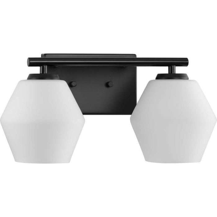 Progress Lighting P300431-31M Two Light Vanity, Matte Black
