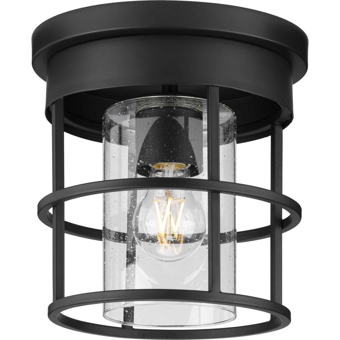 Progress Lighting P350236-31M One Light Flush Mount, Matte Black