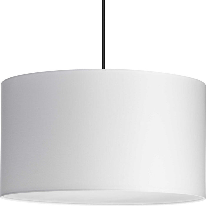 Progress Lighting P500387-195 Three Light Pendant, White Linen