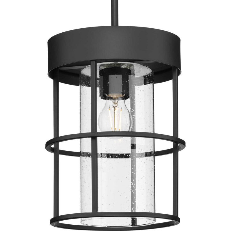 Progress Lighting P500401-31M One Light Pendant, Matte Black