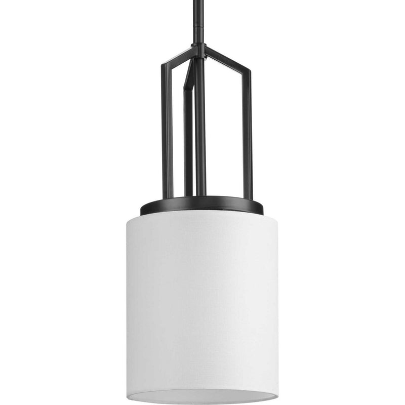 Progress Lighting P500410-31M One Light Pendant, Matte Black