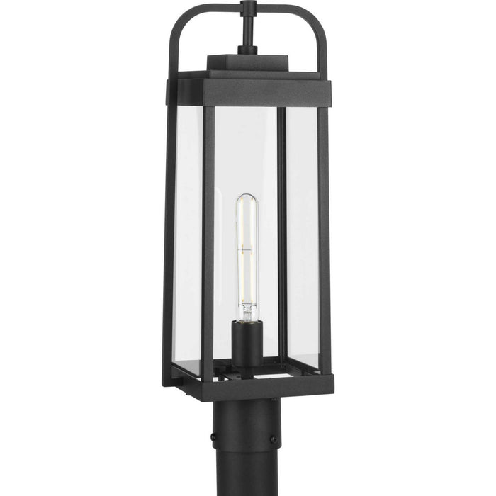 Progress Lighting P540090-031 One Light Outdoor Post Lantern, Black