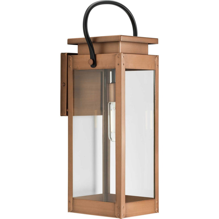 Progress Lighting P560006-169 One Light Outdoor Wall Lantern, Antique Copper (Painted)