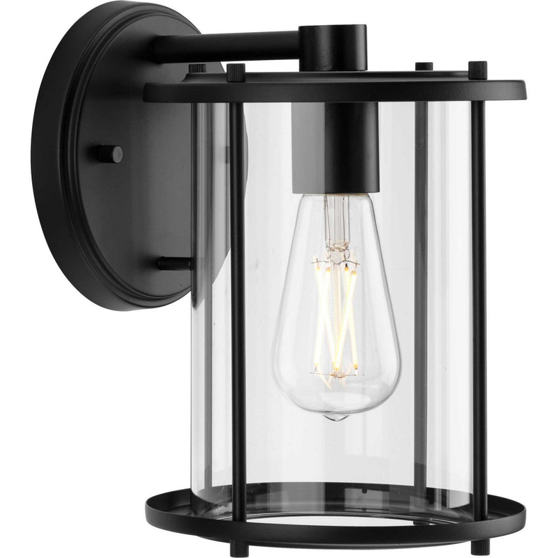 Progress Lighting P560057-31M One Light Outdoor Wall Lantern, Matte Black