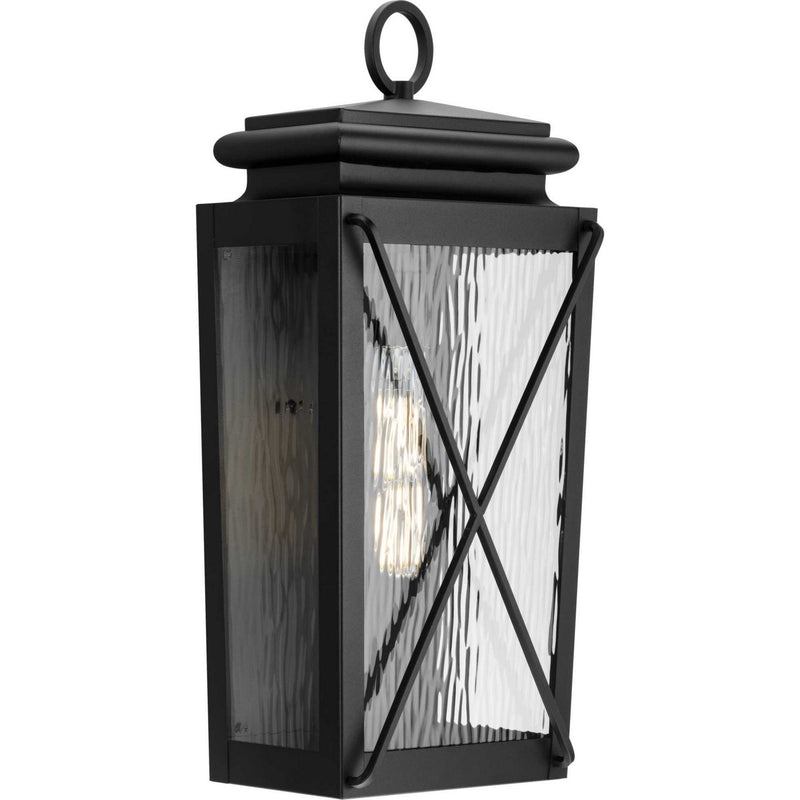 Progress Lighting P560262-031 One Light Outdoor Wall Lantern, Black