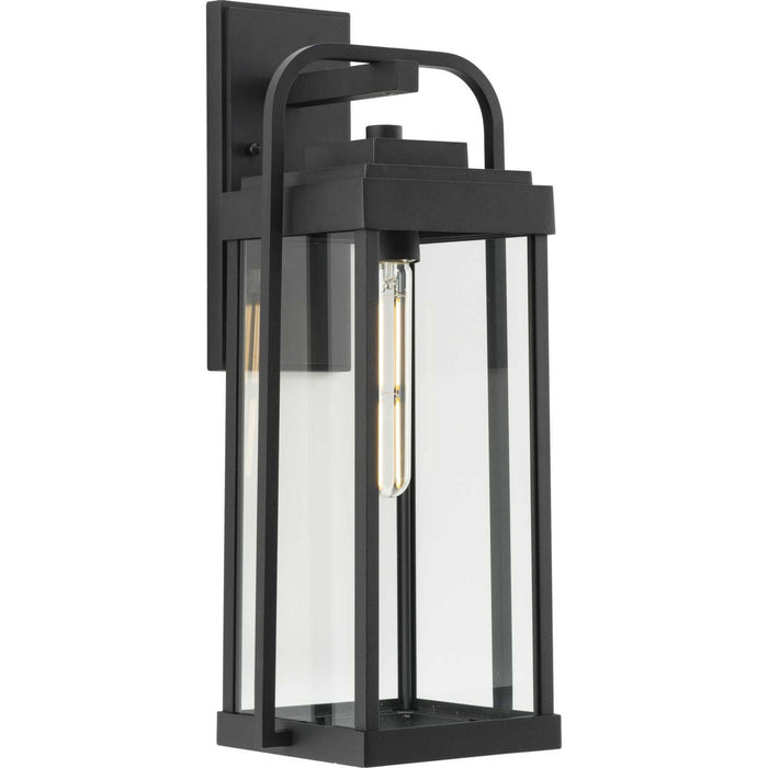 Progress Lighting P560287-031 One Light Outdoor Wall Lantern, Black
