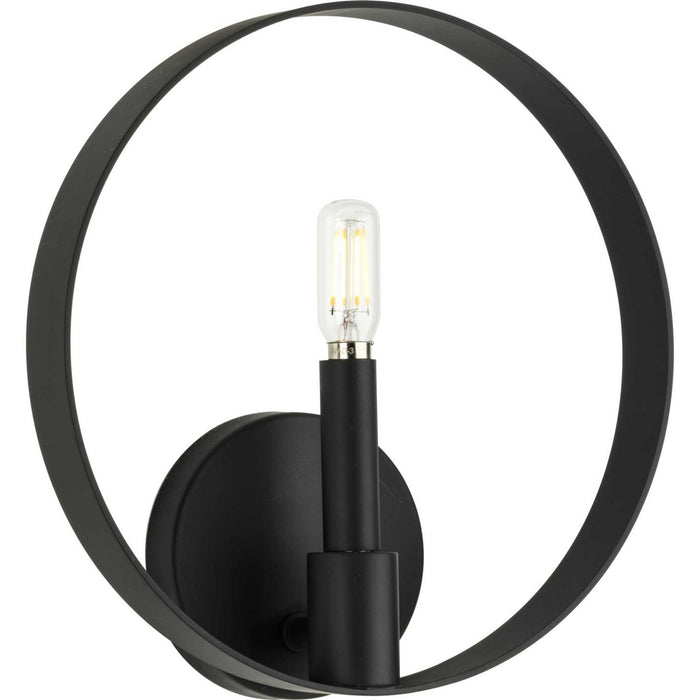 Progress Lighting P710117-31M One Light Wall Bracket, Matte Black