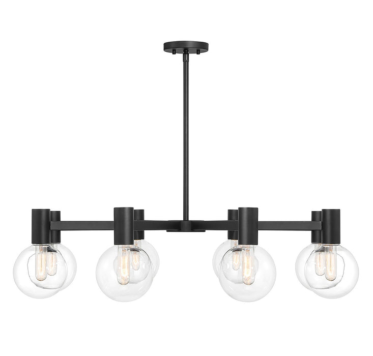 Savoy House 1-3074-8-89 Eight Light Chandelier, Matte Black