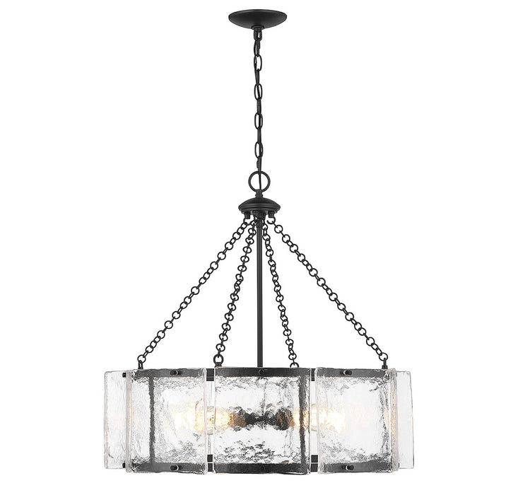 Savoy House 1-8200-5-89 Five Light Pendant, Matte Black