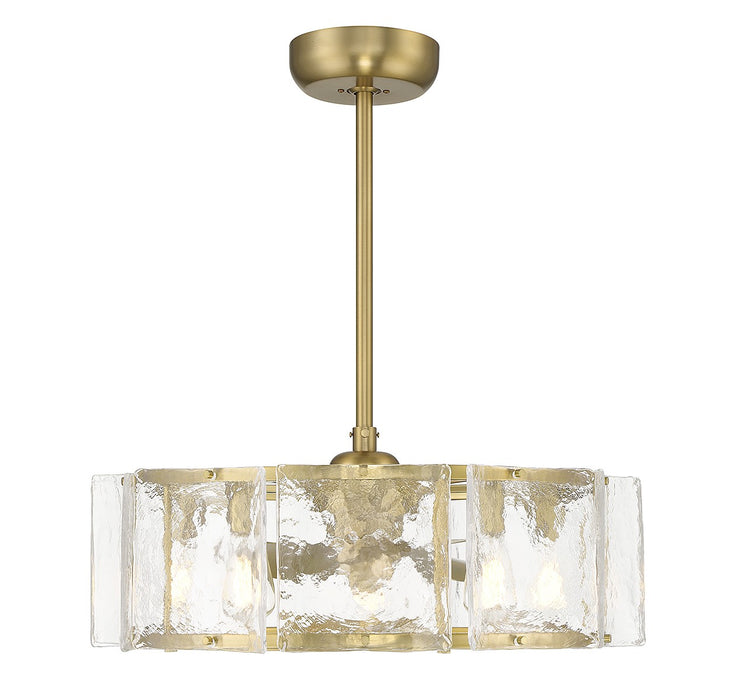 Savoy House 27-FD-8201-322 LED Fan D'Lier, Warm Brass