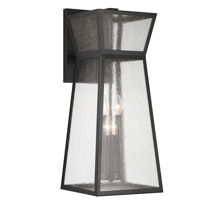 Savoy House 5-637-BK Four Light Outdoor Wall Lantern, Matte Black