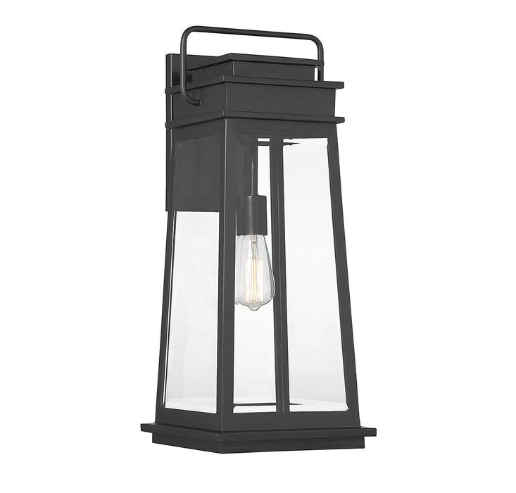 Savoy House 5-814-BK One Light Outdoor Wall Lantern, Matte Black