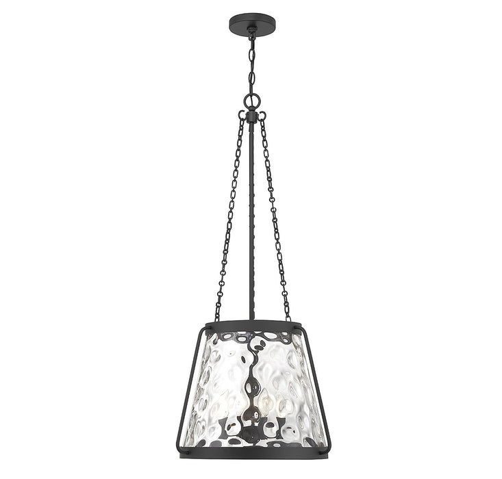 Savoy House 7-1804-4-89 Four Light Pendant, Matte Black