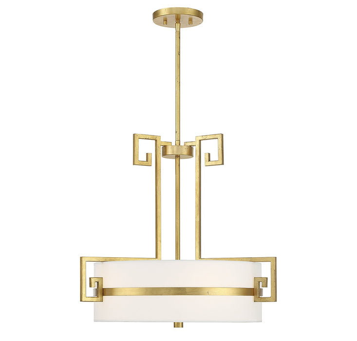 Savoy House 7-2303-4-260 Four Light Pendant, True Gold