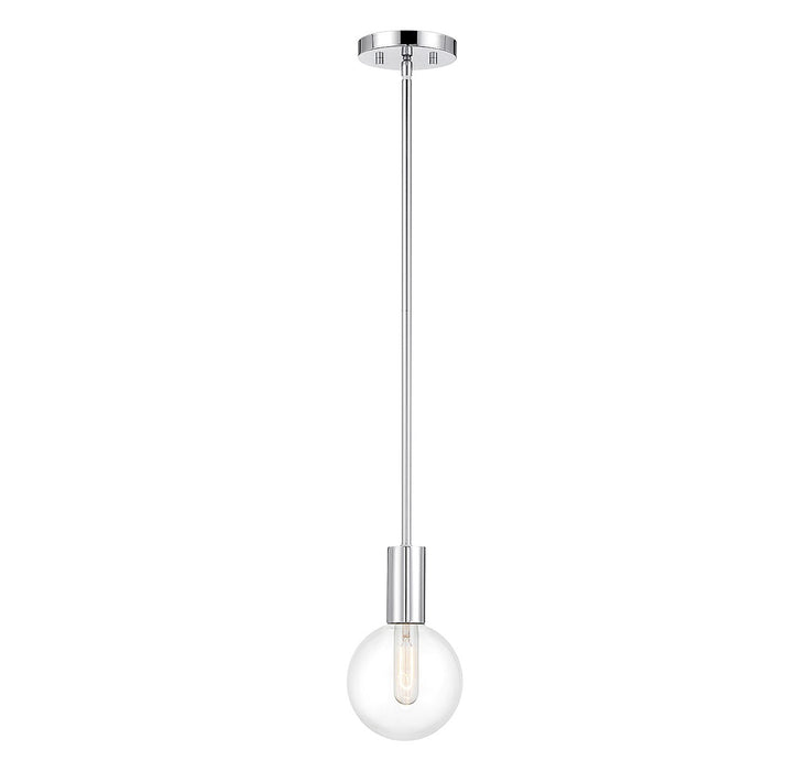 Savoy House 7-3075-1-11 One Light Mini Pendant, Chrome