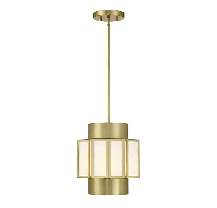 Savoy House 7-3168-3-322 Three Light Pendant, Warm Brass