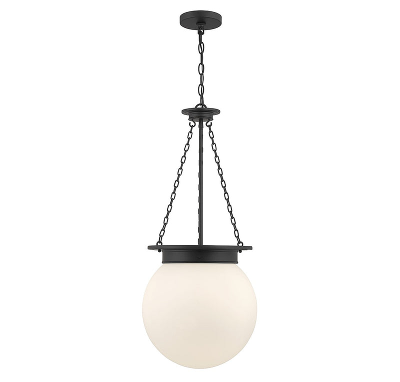 Savoy House 7-3901-3-89 Three Light Pendant, Matte Black