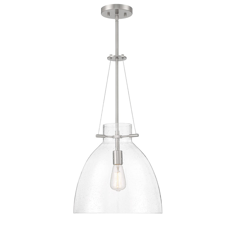 Savoy House 7-7006-1-SN One Light Pendant, Satin Nickel