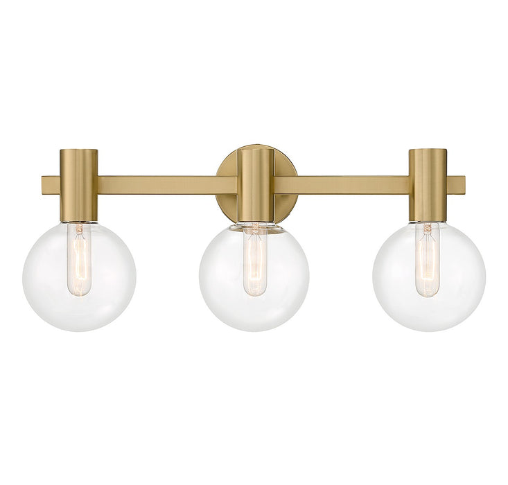 Savoy House 8-3076-3-322 Three Light Bathroom Vanity, Warm Brass