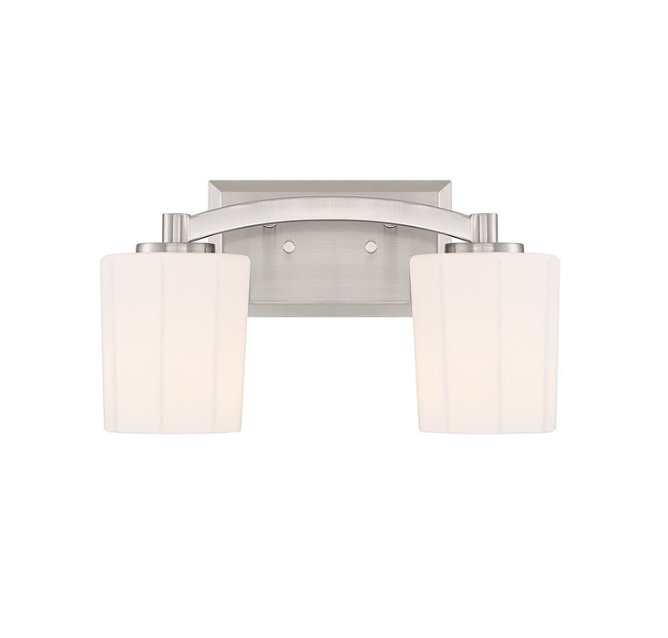 Savoy House 8-7710-2-SN Two Light Bathroom Vanity, Satin Nickel