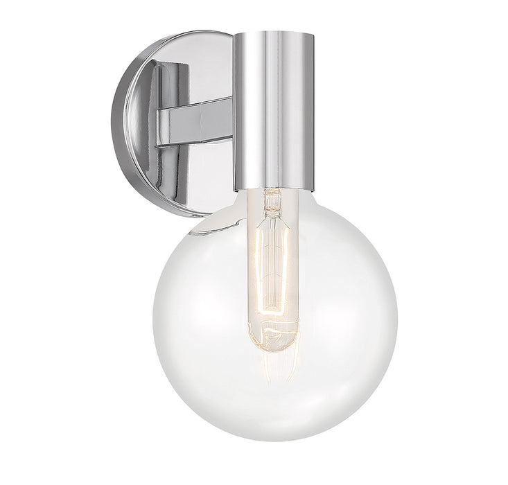 Savoy House 9-3076-1-11 One Light Wall Sconce, Chrome