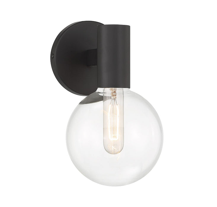 Savoy House 9-3076-1-89 One Light Wall Sconce, Matte Black