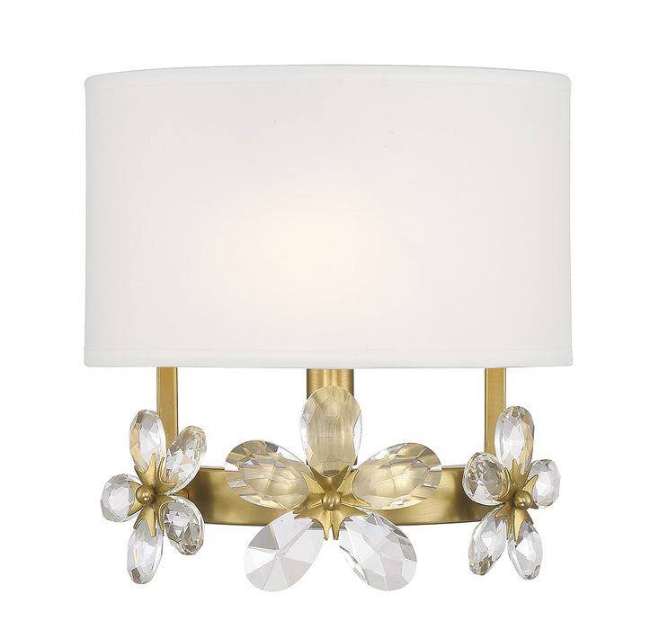 Savoy House 9-4364-1-322 One Light Wall Sconce, Warm Brass