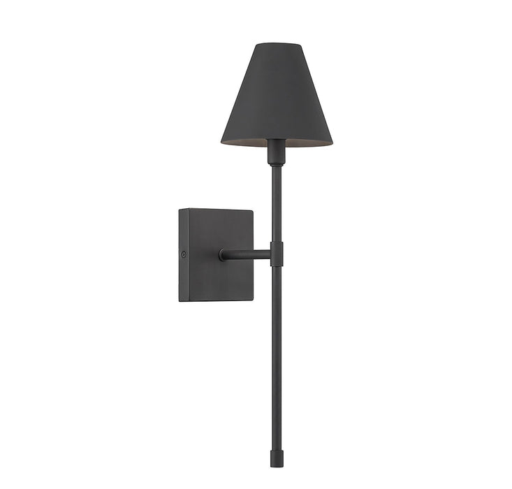 Savoy House 9-5201-1-89 One Light Wall Sconce, Matte Black