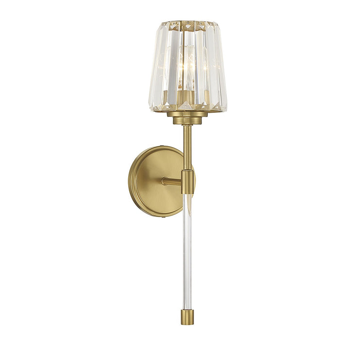 Savoy House 9-6001-1-322 One Light Wall Sconce, Warm Brass